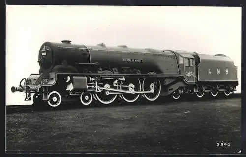 Foto-AK Englische Eisenbahn, Lokomotive No. 6231 Duchess of Atholl der L. M. S.