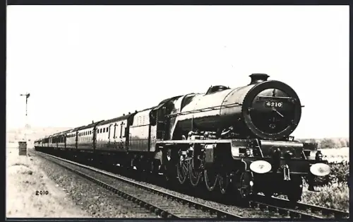Foto-AK Englische Eisenbahn, Lokomotive No. 6210