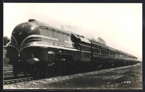 Foto-AK Englische Eisenbahn, Lokomotive No. 6823 der L. M. S.