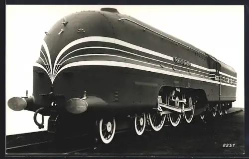 Foto-AK Englische Eisenbahn, Lokomotive No. 6225 Duchess of Gloucester der L. W. S.