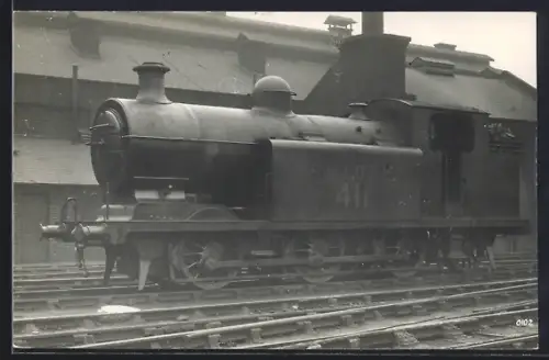 Foto-AK Englische Eisenbahn, Lokomotive No. 411 der Southern Railway