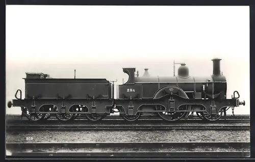 Foto-AK Englische Eisenbahn, Lokomotive No. 29A