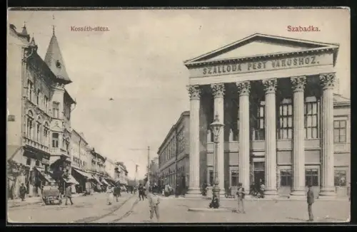 AK Szabadka, Kossúth-utcza