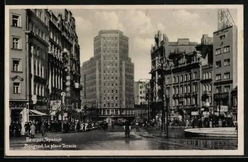 AK Belgrad / Beograd, La place Terazia
