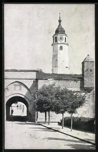 AK Belgrad, Uhrturm am Kalemegdan