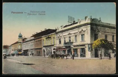 AK Pancsova, Rákóczi Gasse