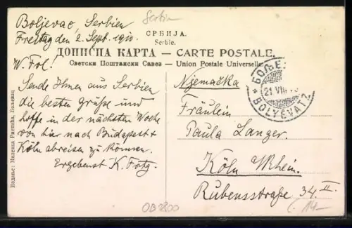 AK Boljevatz, Ortsansicht mit Rtanj