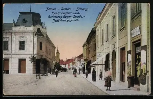 AK Zemun, Erzherzog Eugen-Strasse