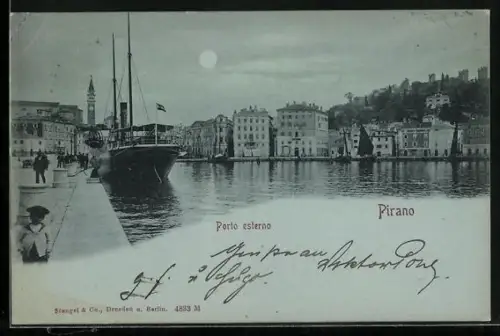 Mondschein-AK Pirano, Porto esterno
