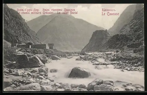 AK Le Caucase, Le chemin militaire Grousien, La vallée Darial