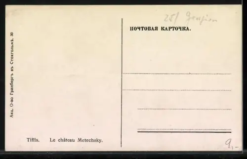 AK Tiflis, Le château Metechsky