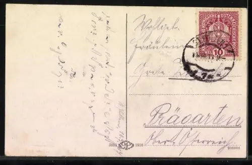 AK St. Pölten, Bahnhof mit Passanten