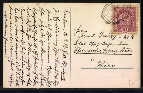 AK Semmering, Bahnhof aus der Vogelschau