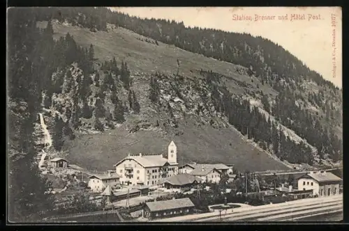 AK Brenner, Station und Hotel Post