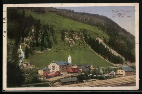 AK Brenner, Station und Hotel Post