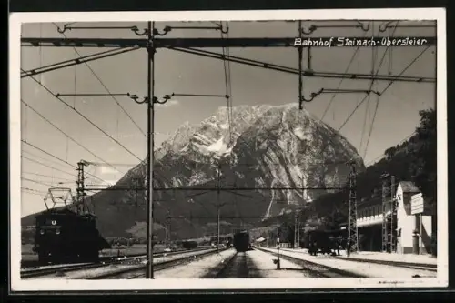 AK Stainach, Eisenbahnen am Bahnhof