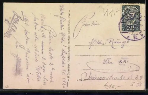 AK Neufelden, Teilansicht mit Bahnhof