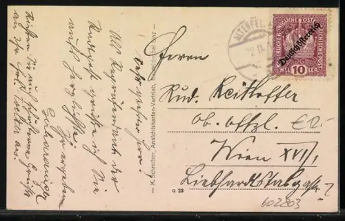 AK Neufelden, Bahnhof mit Restauration