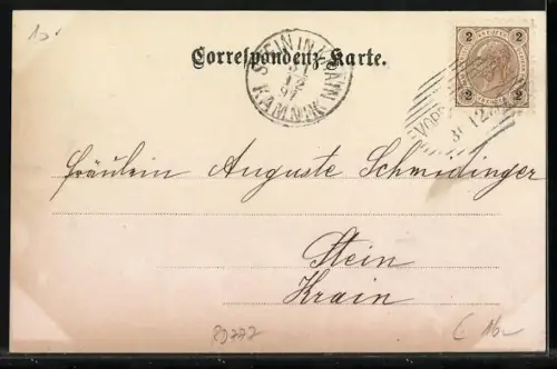 AK Vordernberg, Bahnhof, Ortsansicht aus der Vogelschau