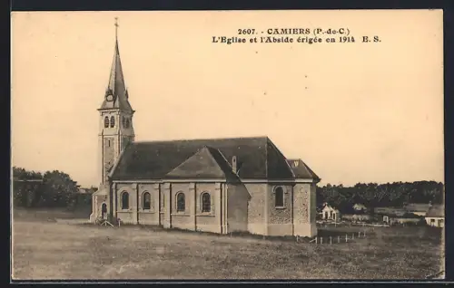 AK Camiers /P.-de-C., L`Eglise et l`Abside érigée en 1914