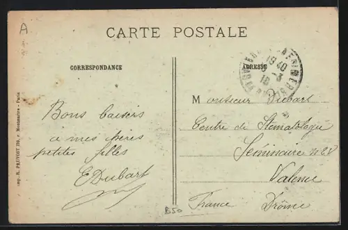 AK Boulogne-sur-Mer, Les Villas de la Digue Ste-Beuve battues par la mer un jour de tempête