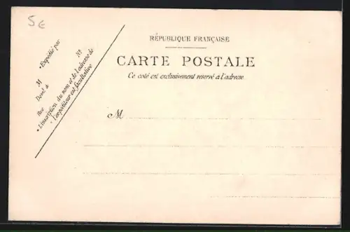 AK Boulogne-sur-Mer, La Jetée Ouest après le cyclone 1903