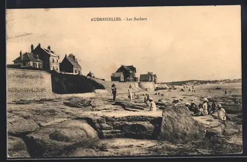 AK Audresselles, Les Rochers