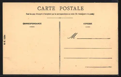 AK Auxi-le-Chateau /P.-d.-C., L`Hôtel de Ville