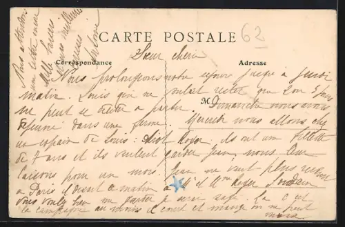 AK Auxi-le-Château, Le vieux Château fort, Vue prise de l`ancien Collège