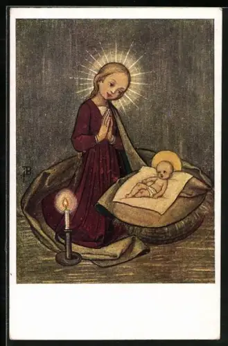 Künstler-AK Josef Bachlechner: Madonna