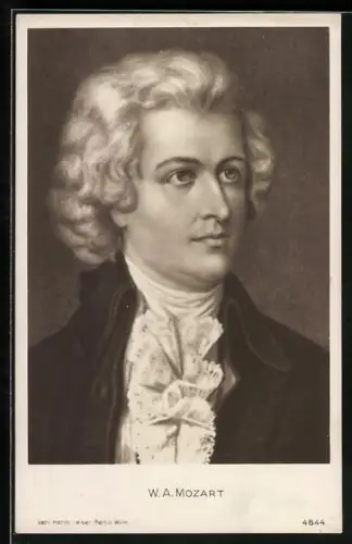 AK W. A. Mozart als junger Mann
