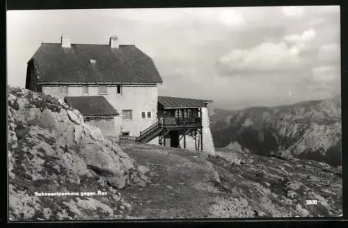 AK Schneealpenhaus, Berghütte gegen Rax