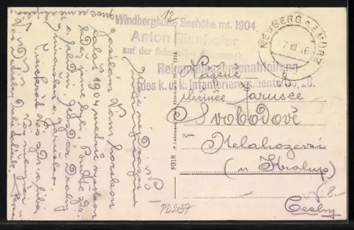 AK Krieglach, Schneealpe mit Windberghütten