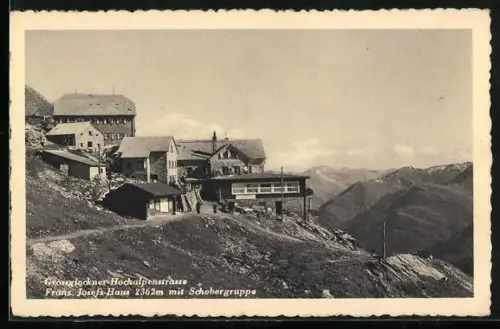 AK Franz Josefs-Haus, Ansicht mit Schobergruppe