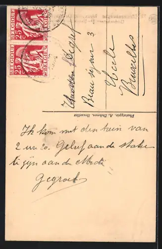 AK Blankenberghe, Monument De Bruyn et Lippens