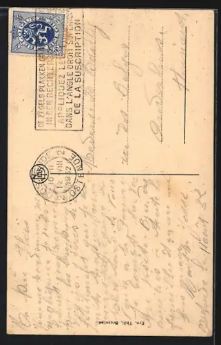 AK Ostende, L`Hydro, Institut hélio-marin, Hall pompéien