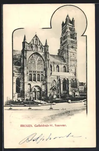 AK Bruges, Cathédrale St. Sauveur