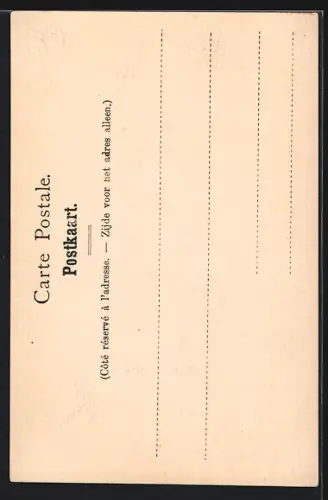 AK Bruges, La rue de l`âne aveugle, Strassenpartie