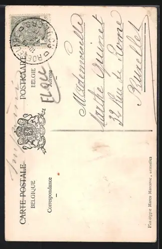 AK Roulers, Clocher et Eglise Saint-Michel