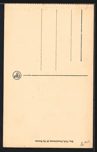 AK Roeselare, St. Amanduskerk, Blick zur Kirche