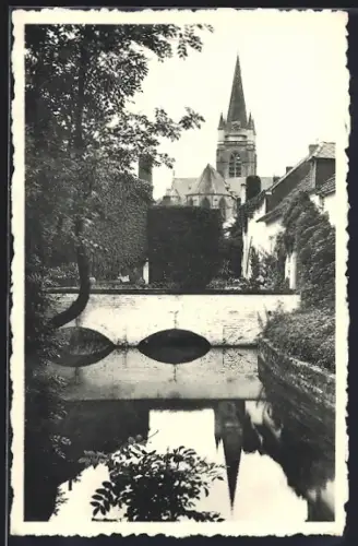 AK Renaix, Vue artistique de l`étang Cambier