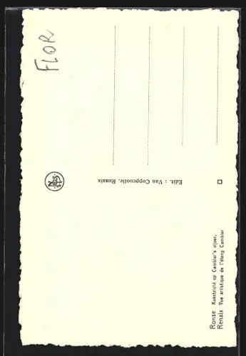 AK Renaix, Vue artistique de l`étang Cambier