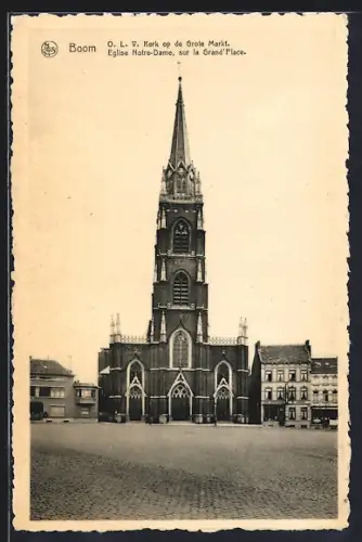 AK Boom, O. L. V. Kerk op de Grote Markt