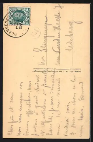 AK Blankenberghe, Monument Henri Conscience