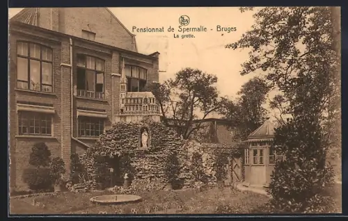 AK Bruges, Pensionnat de Spermalie, La grotte