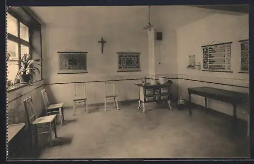 AK Brugge, Dag-en Kostschool der Zusters van den H. Jozef, Zilverstraat, 20, Huishoudkundige inrichting