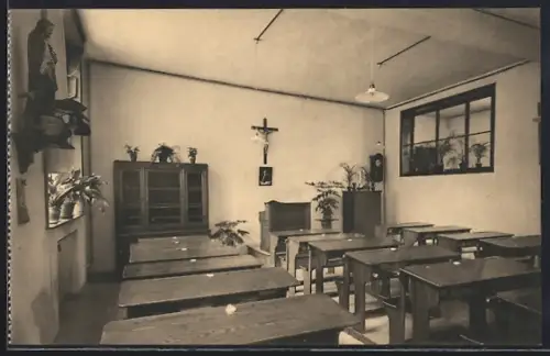 AK Brugge, Dag-en Kostschool der Zusters van den H. Jozef, Zilverstraat, 20, Studiezaal der groote leerlingen
