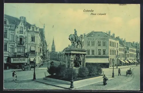 AK Ostende, Place Léopold