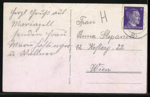 AK Mariazell i. Steiermark, der Vorplatz zur Basilika, Gnadenbild