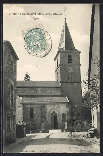 AK Vigneulles-les-Hattonchatel, L`Église